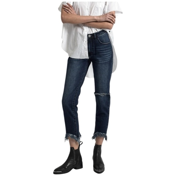 One Teaspoon Denim - One Teaspoon Awesome Baggies High Waist Straight Leg Denim Jeans, Size 29 NWOT